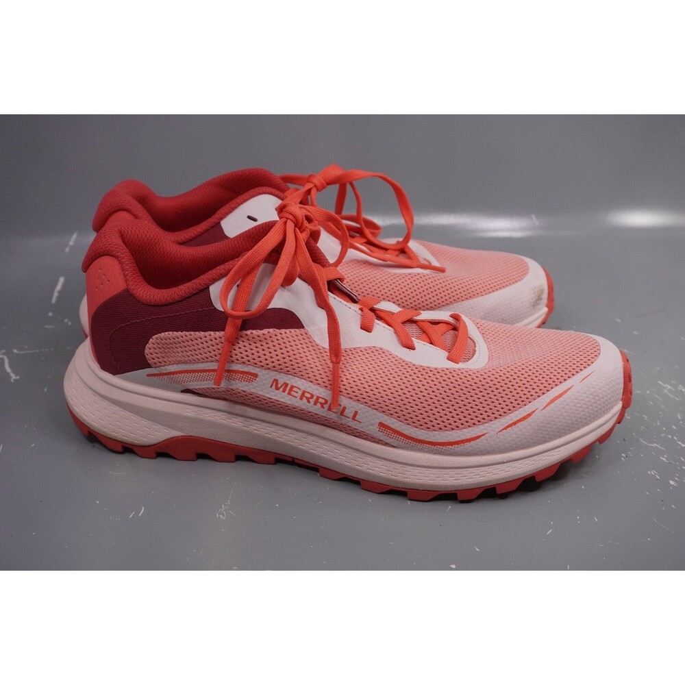 Merrell Womens Fly Strike 2 Trail Running Shoes Sz 9 Soft Coral Hiking